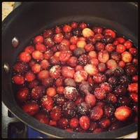 小紅莓果醬的做法 步骤3