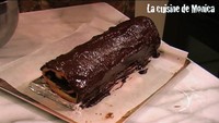 【聖誕節】巧克力劈柴蛋糕 Bûche de Noël的做法 步骤8