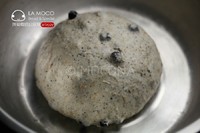 Q軟料足-90度燙種藍莓芝麻面包的做法 步骤6