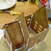 聖誕姜餅屋制作的做法 步骤7