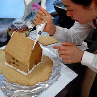 聖誕姜餅屋制作的做法 步骤8