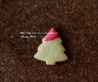 #2014聖誕節#Mini聖誕糖霜餅干-可愛笑臉聖誕樹的做法 步骤2