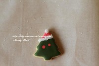 #2014聖誕節#Mini聖誕糖霜餅干-可愛笑臉聖誕樹的做法 步骤7