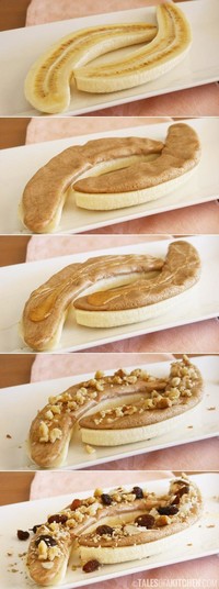 ABB (Almond Butter, Banana, & Honey) Sandwich的做法 步骤1