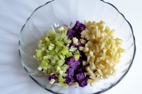 超美味的紫薯沙拉的做法 步骤3