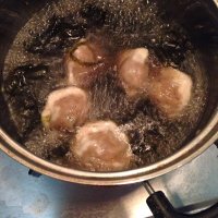 紫菜水餃湯的做法 步骤1