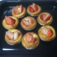草莓蛋撻的做法 步骤11