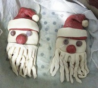 “章魚版”的聖誕老人饅頭的做法 步骤8