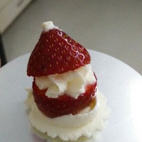 草莓聖誕老人、聖誕雪人的做法 步骤5