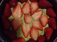 開心果醬草莓慕斯蛋糕（改自Ladur　e配方）的做法 步骤10