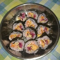 青檸藍莓壽司的做法 步骤5