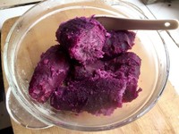 酸奶紫薯球（最簡單萌版）的做法 步骤2