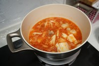 韓式辣白菜牛尾湯的做法 步骤11