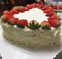 鮮奶草莓心形蛋糕的做法 步骤7