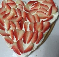 鮮奶草莓心形蛋糕的做法 步骤6