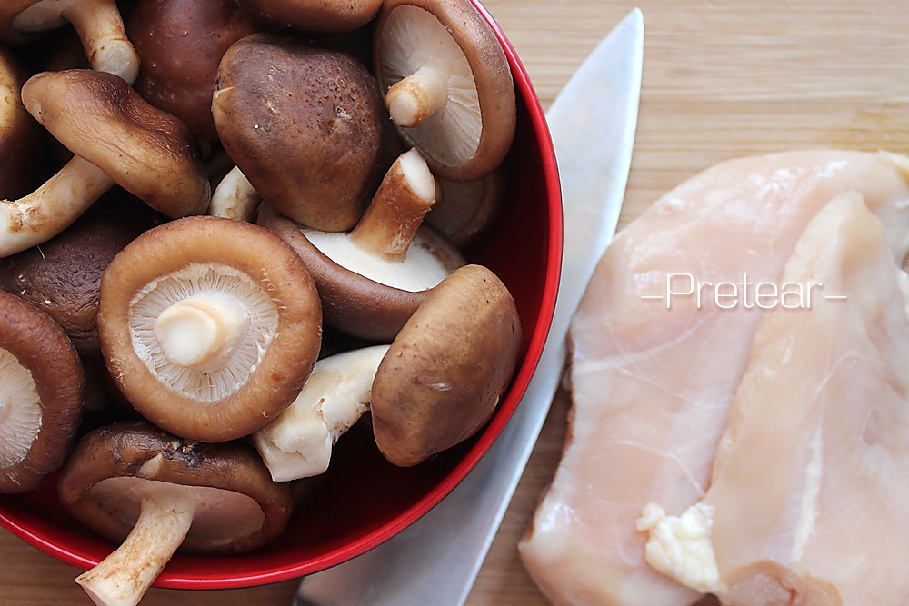 【香菇雞肉串】烤箱&平底鍋版的做法 步骤1