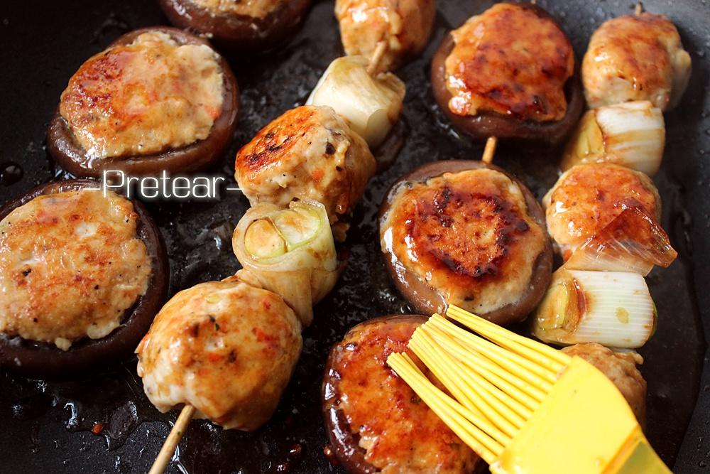 【香菇雞肉串】烤箱&平底鍋版的做法 步骤12
