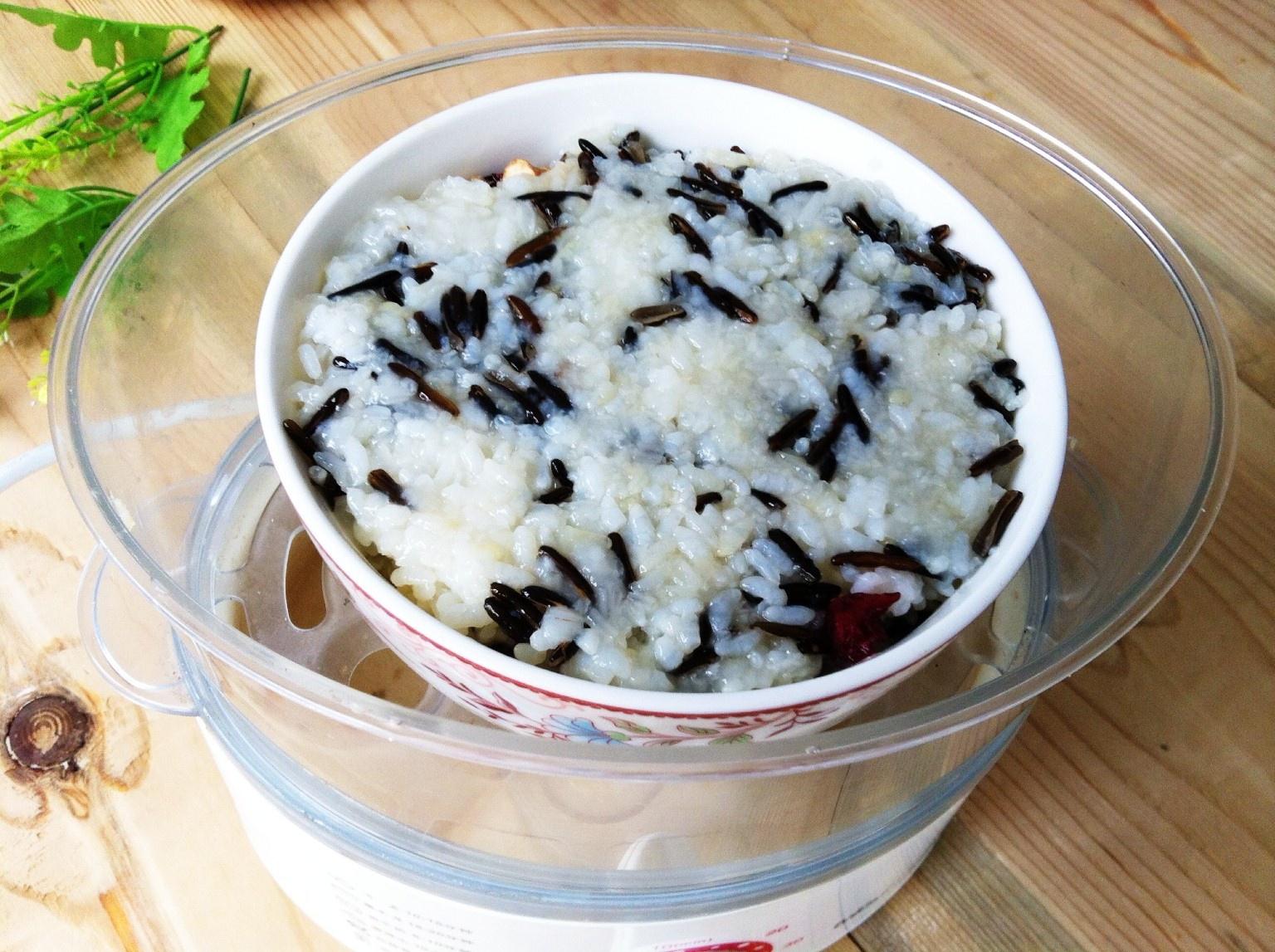 菰米無油八寶飯的做法 步骤3
