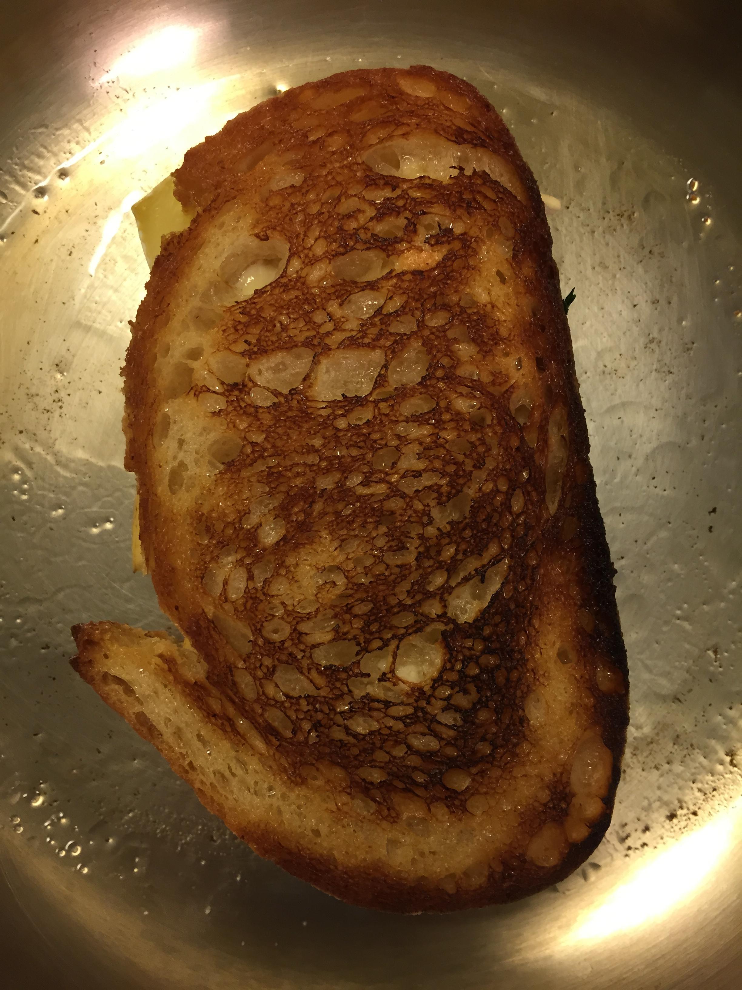 Grilled Brie & Pear Sandwich 布里干酪甜梨三明治的做法 步骤8