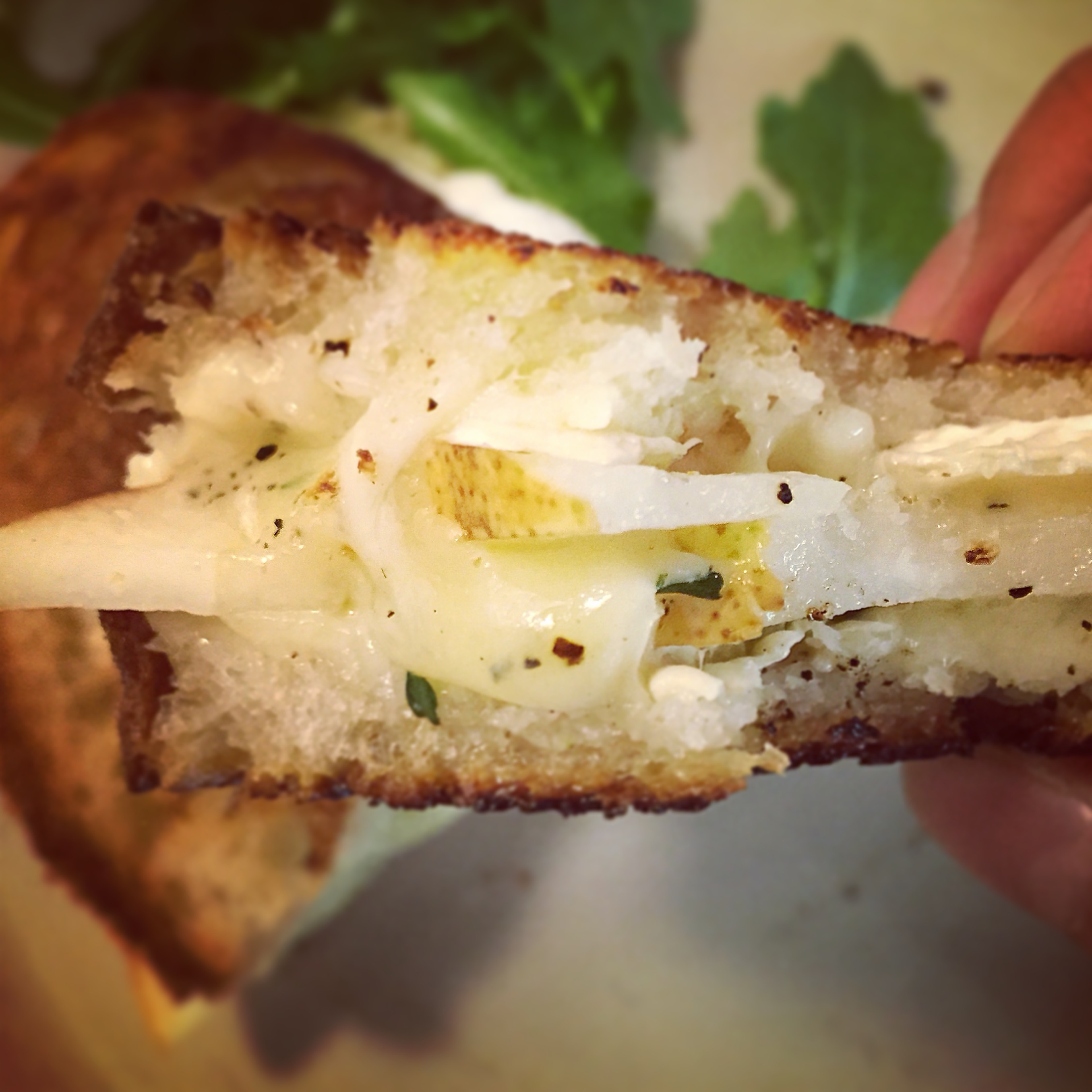 Grilled Brie & Pear Sandwich 布里干酪甜梨三明治的做法 步骤11