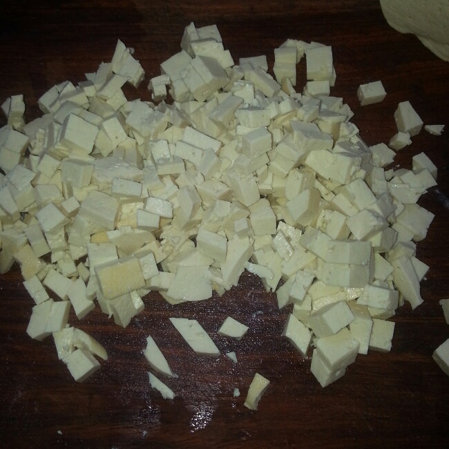 香煎旱蘿卜豆腐卷的做法 步骤2