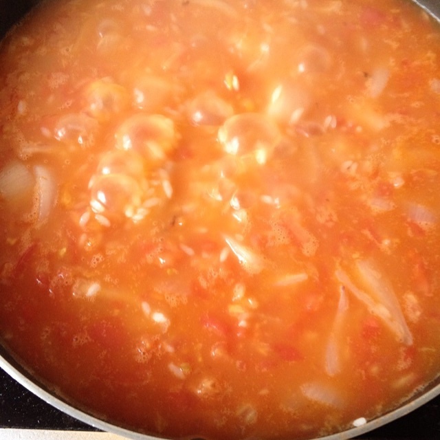 番茄海鮮飯的做法 步骤4