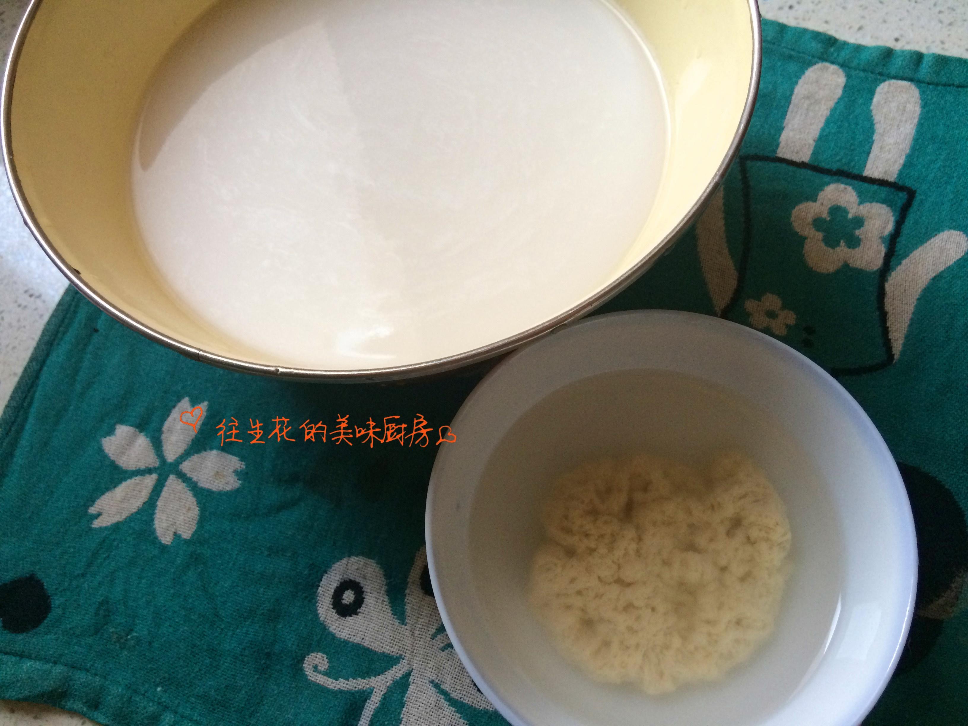 雜菜肉丁面筋湯（手工洗面筋）的做法 步骤3