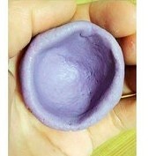 花朵紫薯餅的做法 步骤2