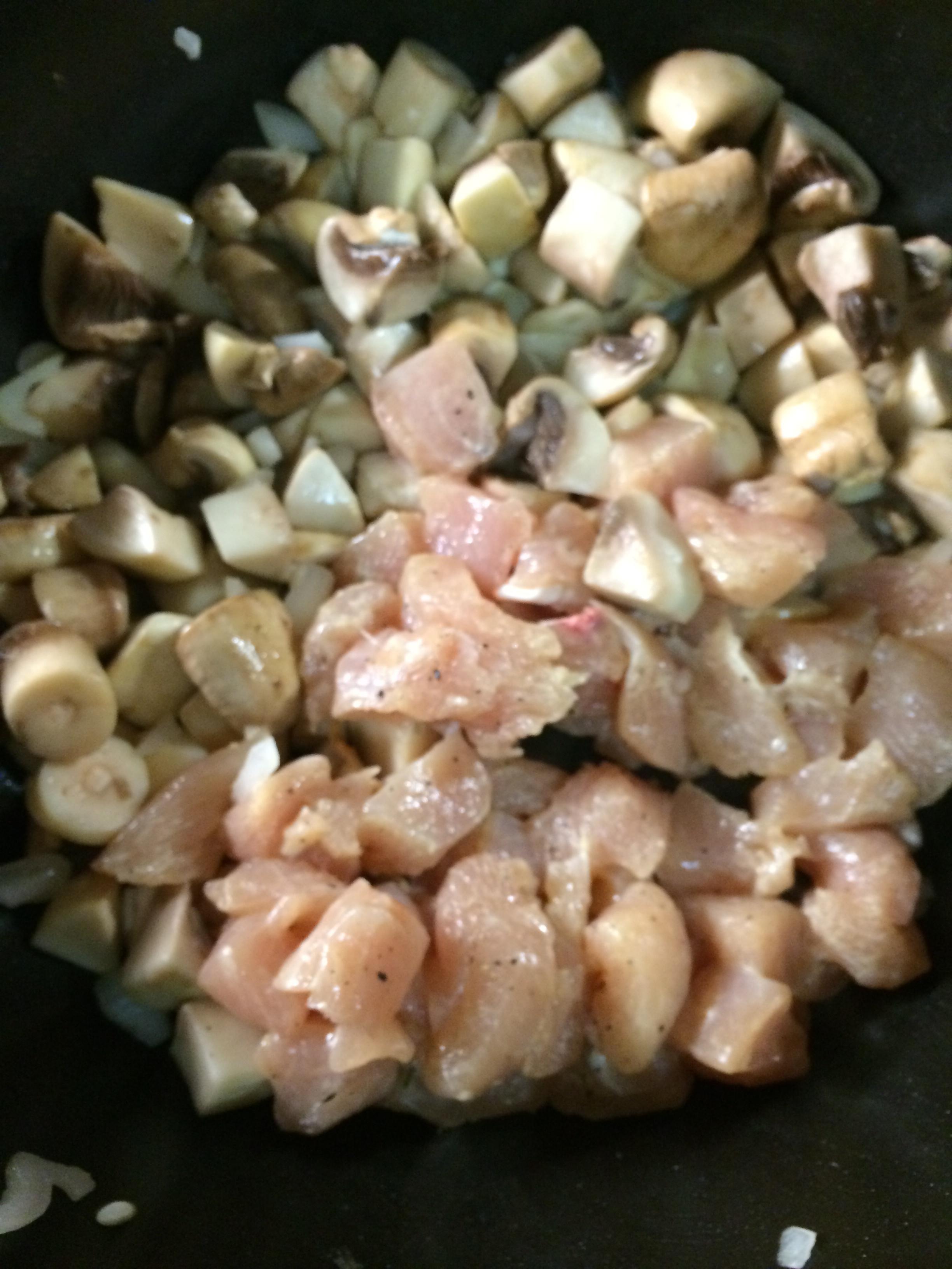 雞肉蘑菇奶汁焗烤花椰菜-附白醬做法的做法 步骤12