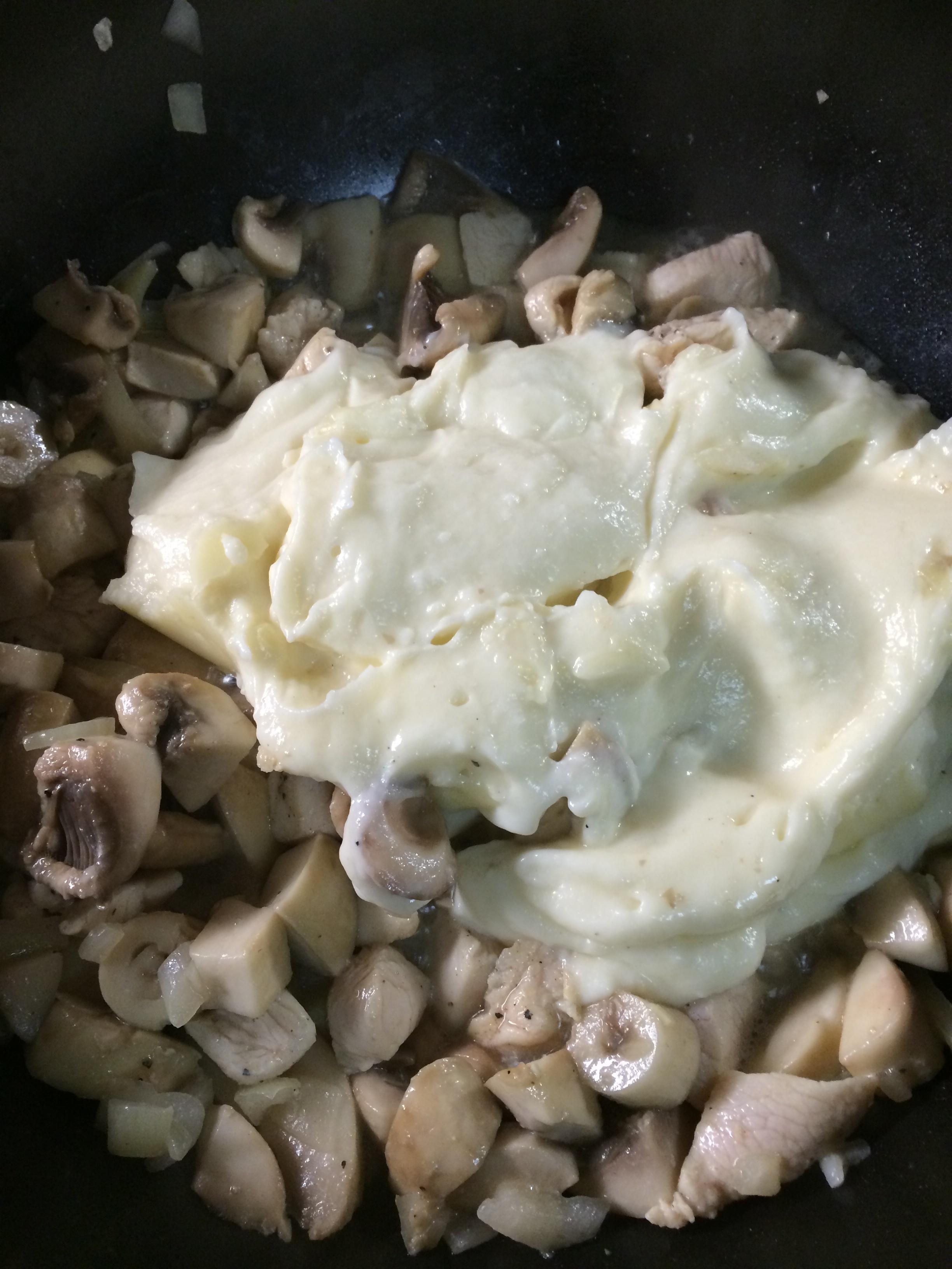 雞肉蘑菇奶汁焗烤花椰菜-附白醬做法的做法 步骤13