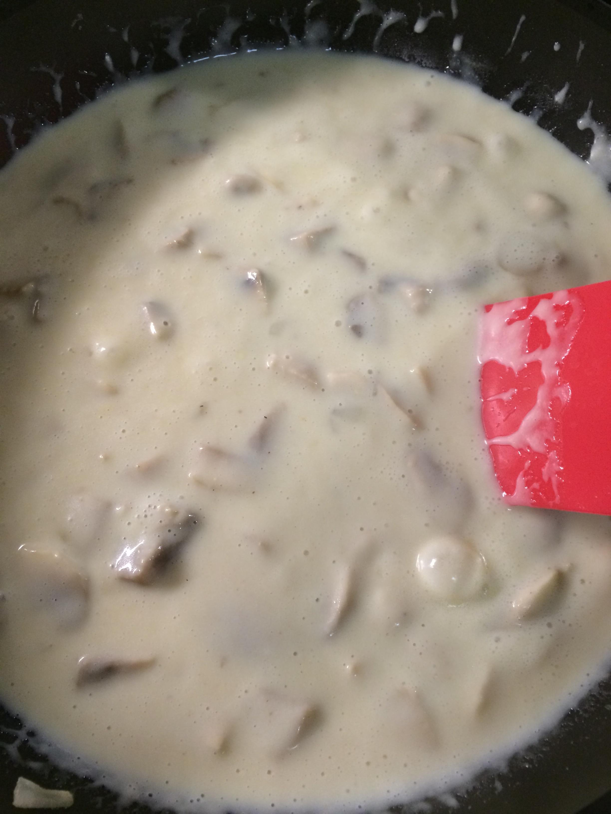 雞肉蘑菇奶汁焗烤花椰菜-附白醬做法的做法 步骤15
