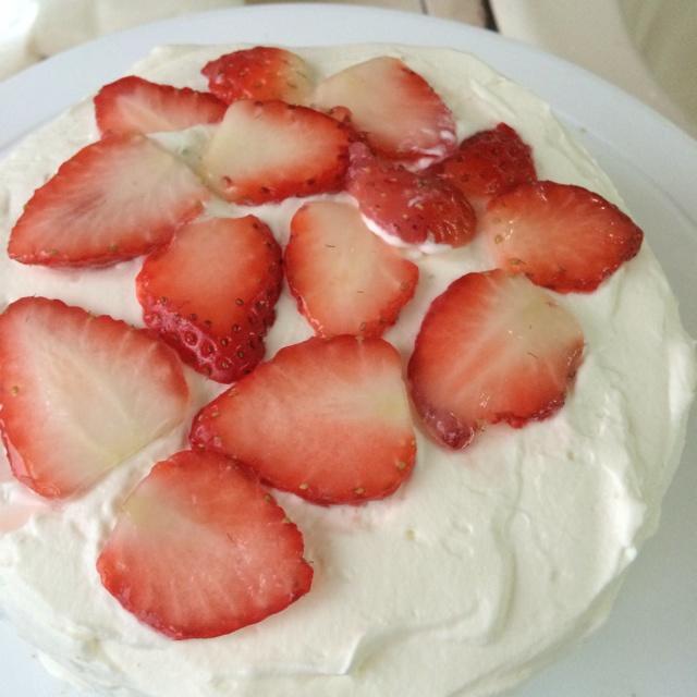 抹茶草莓蛋糕的做法 步骤10