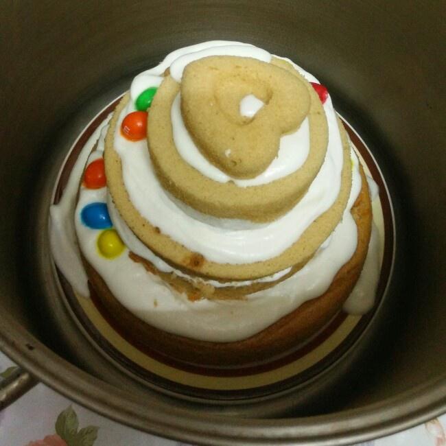 開心G的1歲生日蛋糕的做法 步骤7