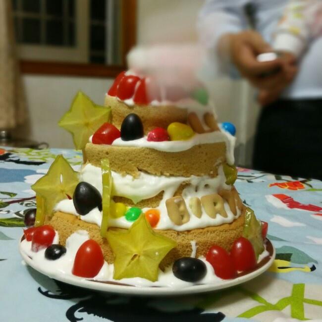 開心G的1歲生日蛋糕的做法 步骤11