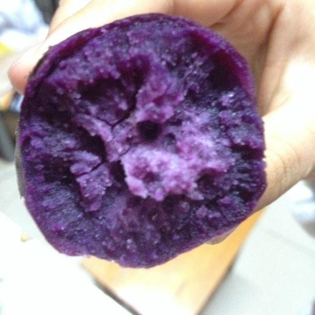 白水蒸紫薯的做法 步骤4