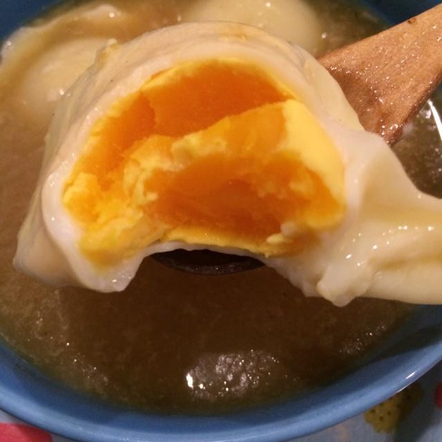 快手早餐︰焦糖太妃醬煮紅糖湯圓荷包蛋的做法 步骤2