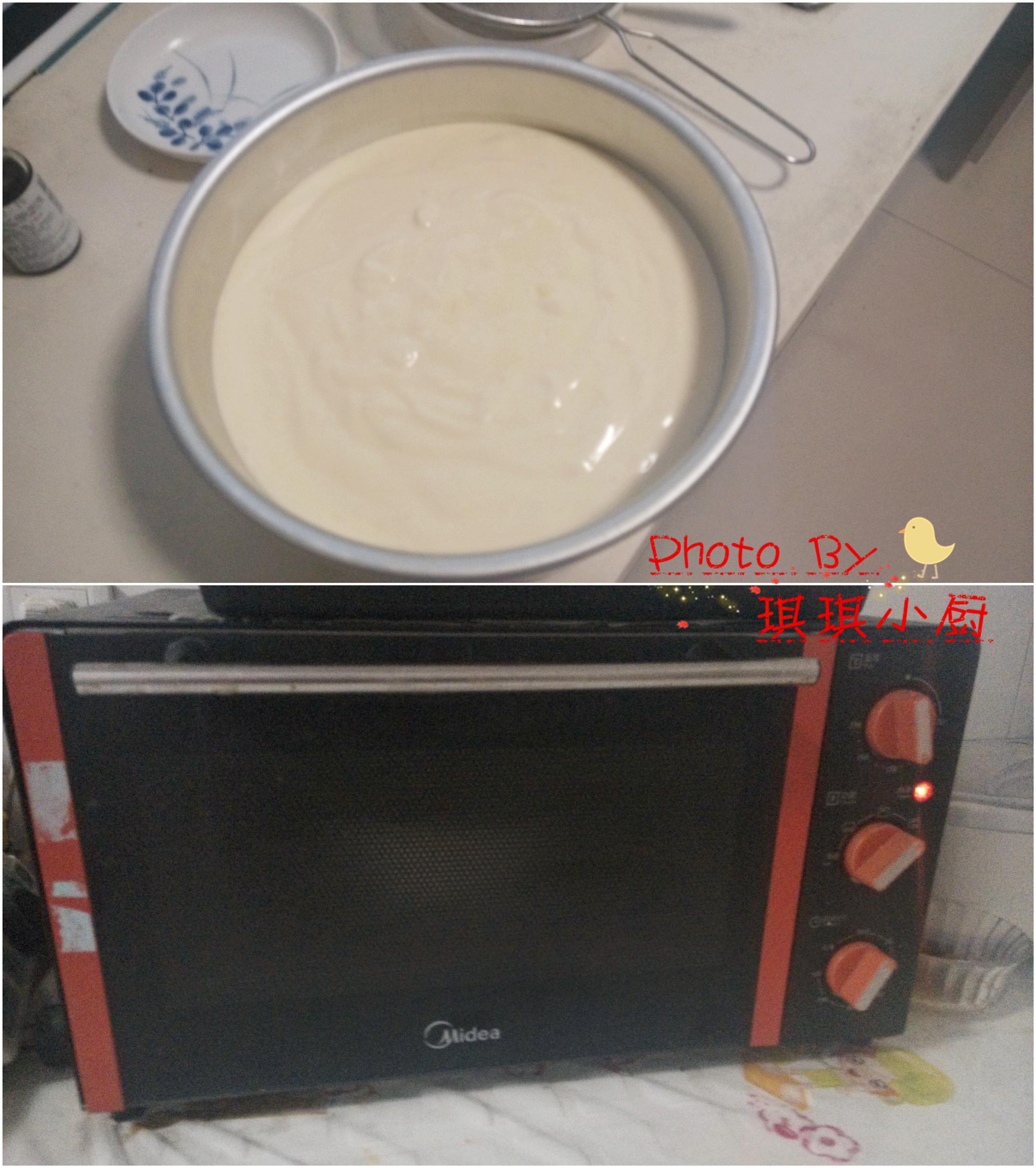 「牛奶戚風蛋糕」--家用面粉做出的戚風的做法 步骤6
