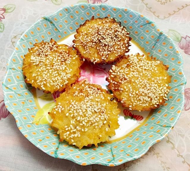 千島醬黃金米餅的做法 步骤8