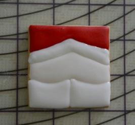 聖誕卡通糖霜餅干--聖誕老人和麋鹿的做法 步骤10