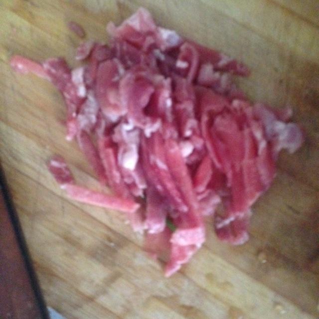 豆角肉燜飯的做法 步骤4