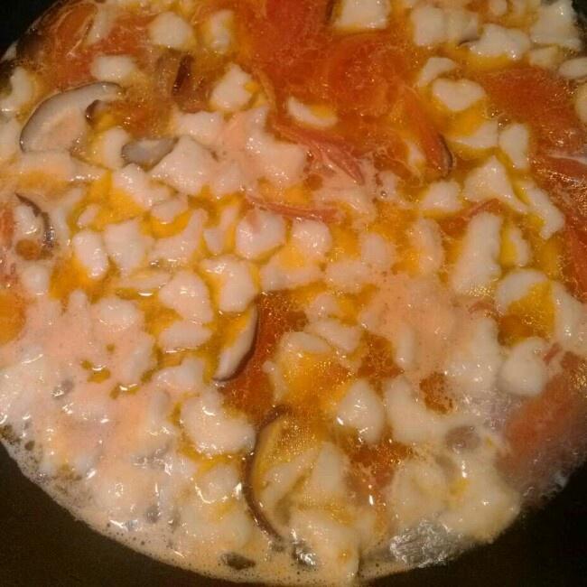 西紅柿香菇疙瘩湯的做法 步骤8