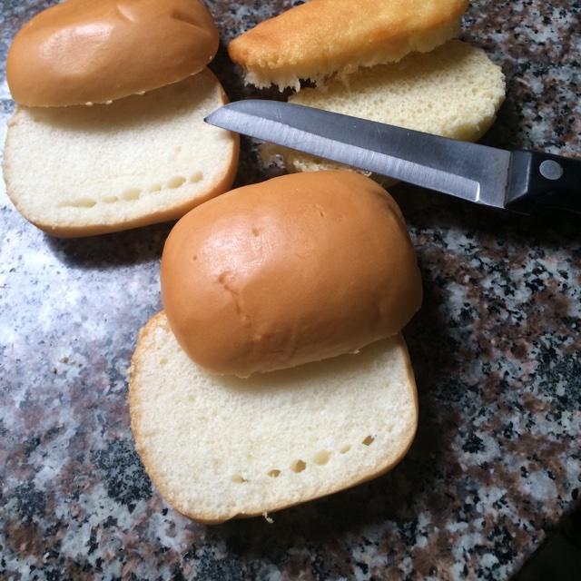 黃油煎面包的做法 步骤2