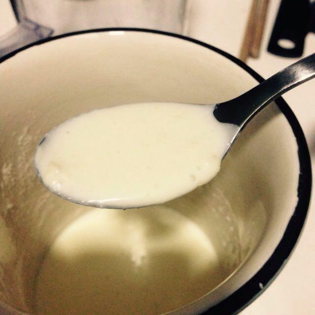 自制豆奶---兒時的味道. 用豆漿制作.並非豆漿的做法 步骤3