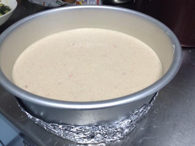 草莓酸奶蛋糕（8寸量）的做法 步骤15