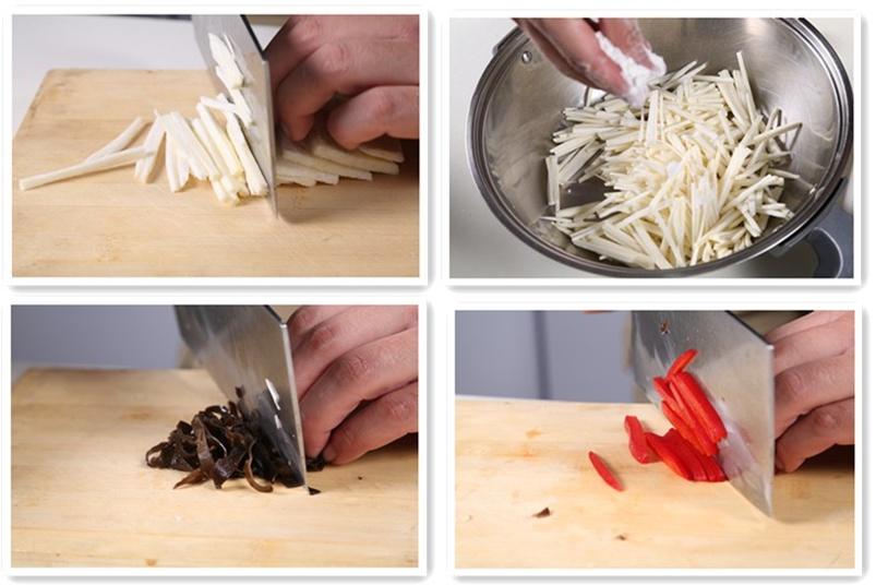 魚香茭白—捷賽私房菜的做法 步骤1