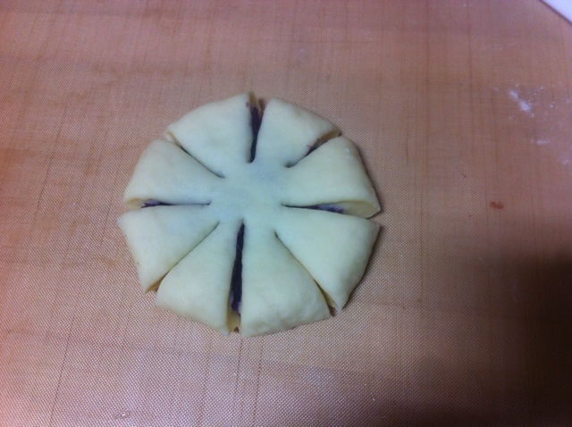 紫薯四葉草面包的做法 步骤10