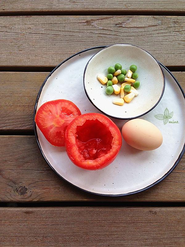 番茄雞蛋杯（早餐雞蛋杯升級版，彩椒雞蛋杯姊妹篇）的做法 步骤1