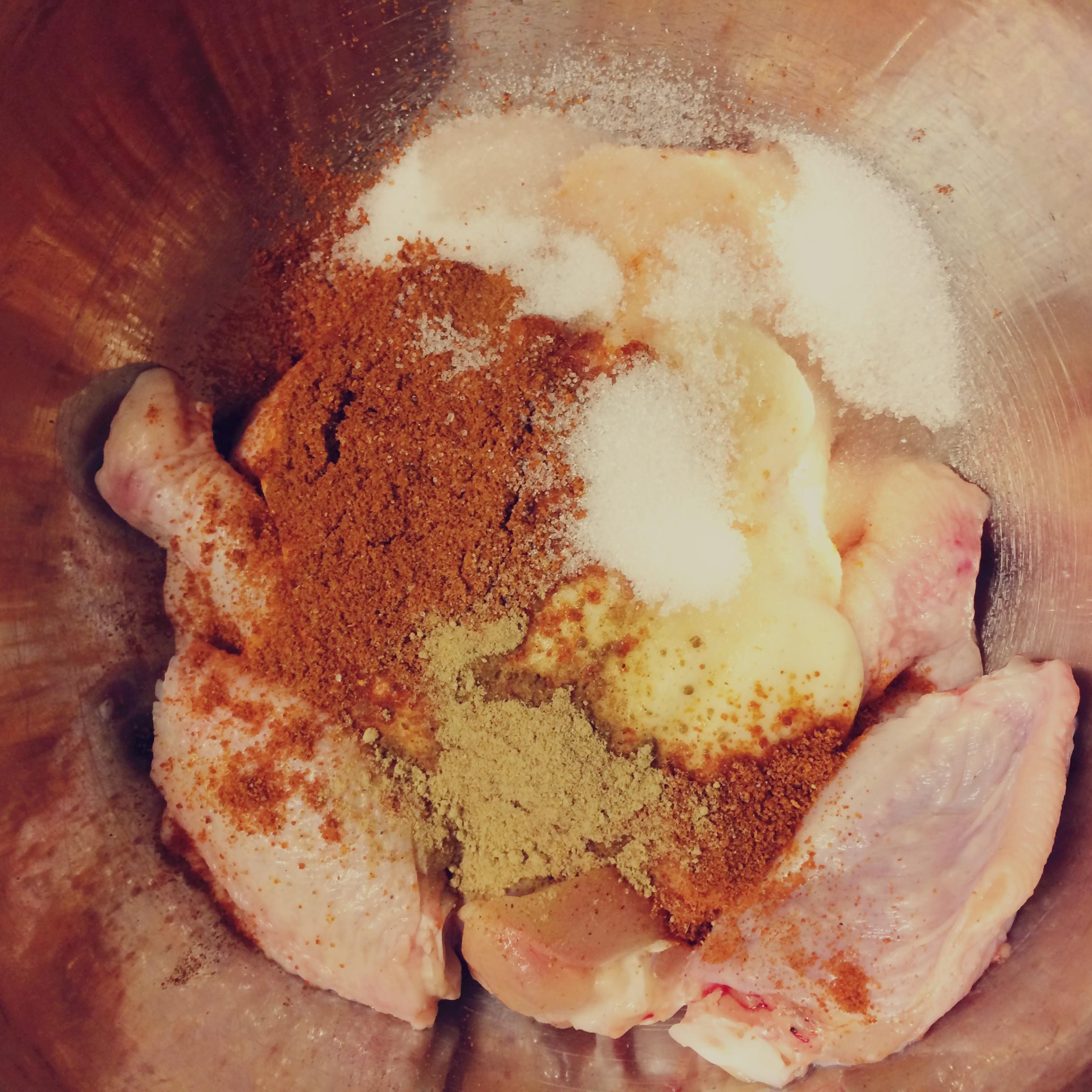 Masala Sambar Wings 酸奶香料烤雞翅的做法 步骤1