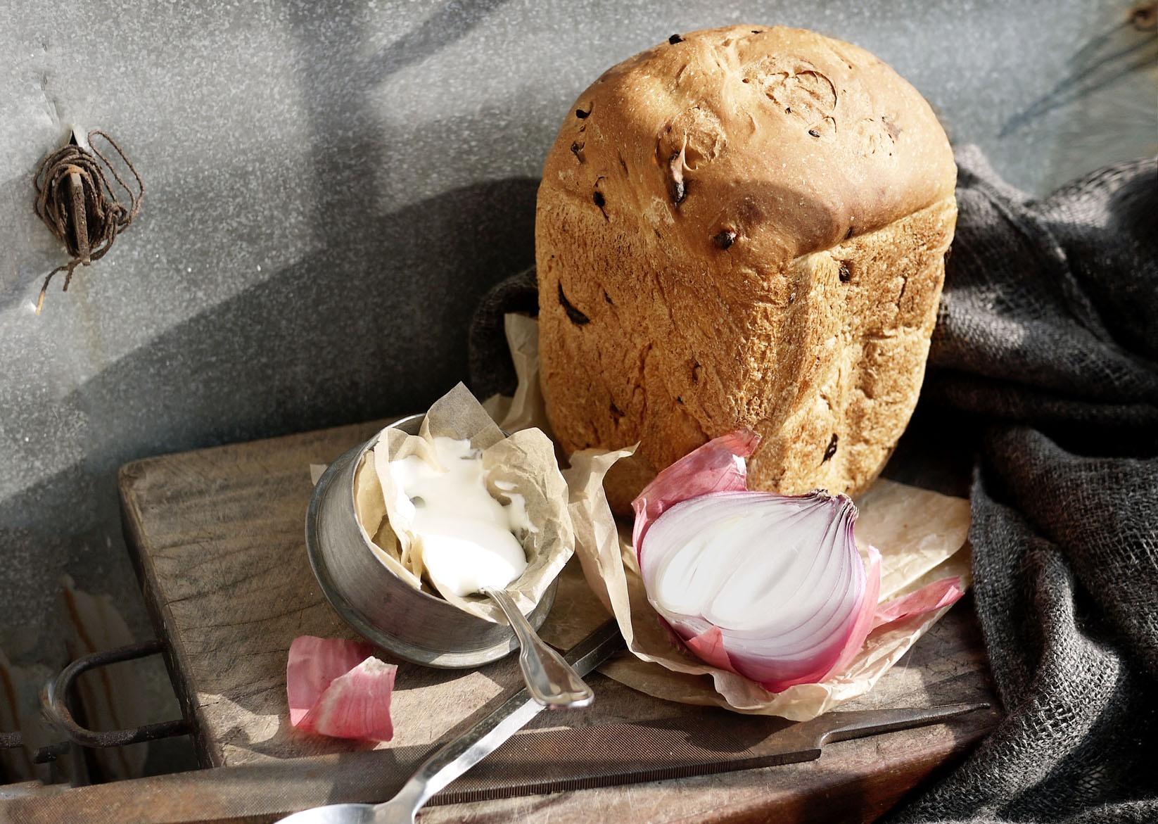 樸素法式鄉村洋蔥面包-松下/panasonic面包機版的做法 步骤13