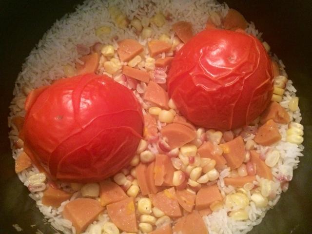 整個番茄飯的做法 步骤10